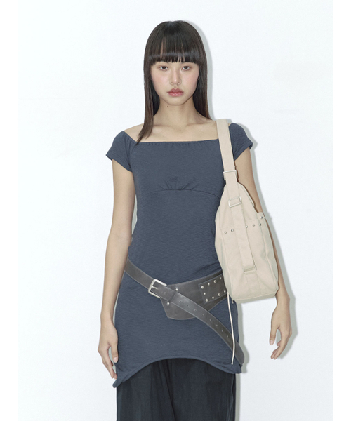 ASURA(アスラ)の「2WAYS NOVA BAG (BEIGE)(ショルダーバッグ・レディース・その他・FREE)」の1枚目の写真