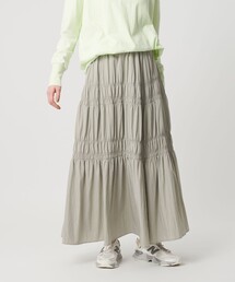 BEAUTY&YOUTH UNITED ARROWS | レーヨンブレンド シャーリング ロングスカート(スカート)