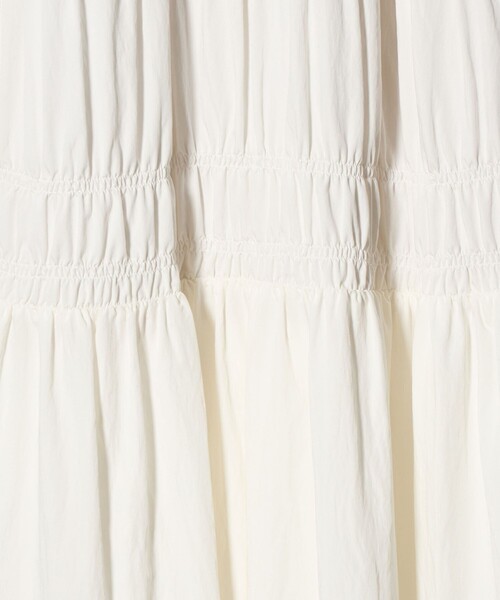 BEAUTY&YOUTH UNITED ARROWS（ビューティーアンドユースユナイテッドアローズ）の「レーヨンブレンド シャーリング ロングスカート（スカート・レディース・ホワイト/ライトグレー・M/S）」の18枚目の写真