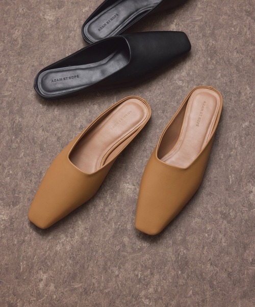 アダムエロペ フラットミュール フラットミュール（サンダル）｜ADAM ET ROPE'（アダムエロペ）の