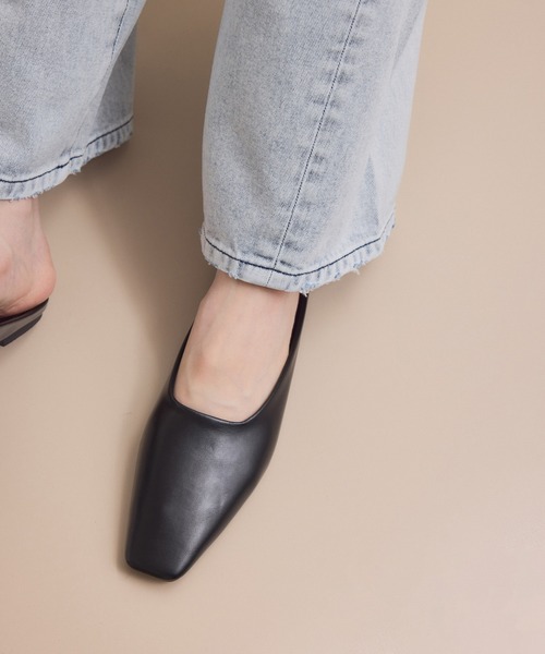 アダムエロペ フラットミュール フラットミュール（サンダル）｜ADAM ET ROPE'（アダムエロペ）の