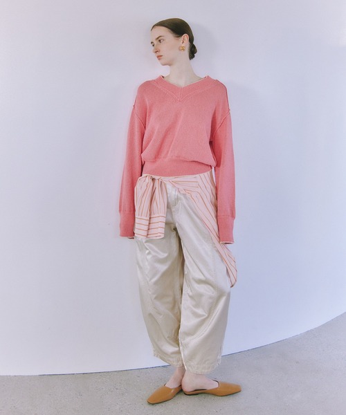 ADAM ET ROPE'（アダムエロペ）の「フラットミュール（サンダル・レディース・ベージュ/ブラック・36/37/38）」の22枚目の写真