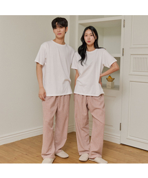 JJNIYA（チニヤ）の「共用ロースティングオレンジ起毛9部パンツ（ルームウェア/パジャマ）」