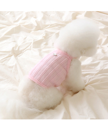 CHIOT（シュオト）の「シオートミューズニットトップ（ピンク）（ペットウェア）」
