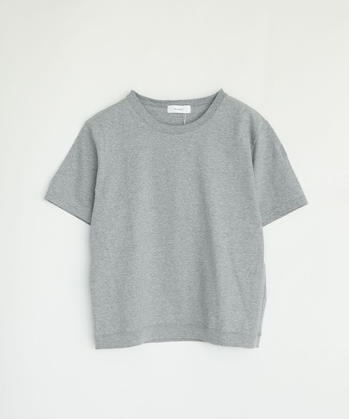 SOLAMONAT(ソラモナ)の「パフ天竺 リブベーシック T(Tシャツ/カットソー・レディース・ライトピンク/ホワイト/キナリ/グレー/ブラック/ライトブルー・L/S/M)」の18枚目の写真