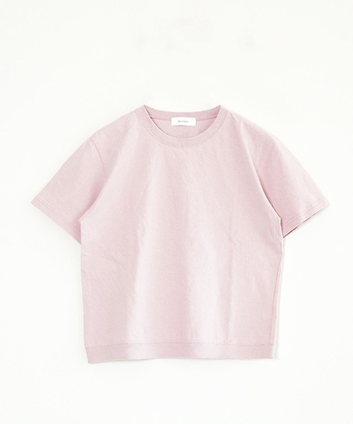 SOLAMONAT(ソラモナ)の「パフ天竺 リブベーシック T(Tシャツ/カットソー・レディース・ライトピンク/ホワイト/キナリ/グレー/ブラック/ライトブルー・L/S/M)」の20枚目の写真