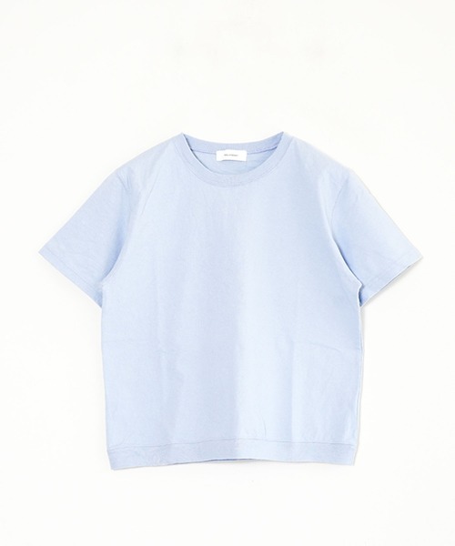 SOLAMONAT(ソラモナ)の「パフ天竺 リブベーシック T(Tシャツ/カットソー・レディース・ライトピンク/ホワイト/キナリ/グレー/ブラック/ライトブルー・L/S/M)」の19枚目の写真