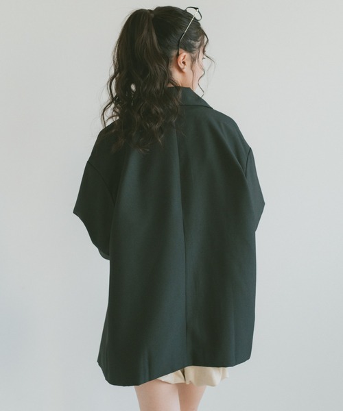 VANNIE U（ヴァニーユー）の「ベーシックオーバーサイズテーラードジャケット（テーラードジャケット・レディース・ベージュ/グレー/ブラック・FREE）」の19枚目の写真