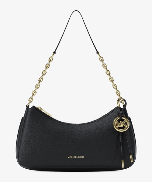 MICHAEL KORS(マイケルコース)の「NOLITA ペブルレザー チェーン ショルダー ミディアム(ショルダーバッグ・レディース・ブラック・FREE)」の1枚目の写真