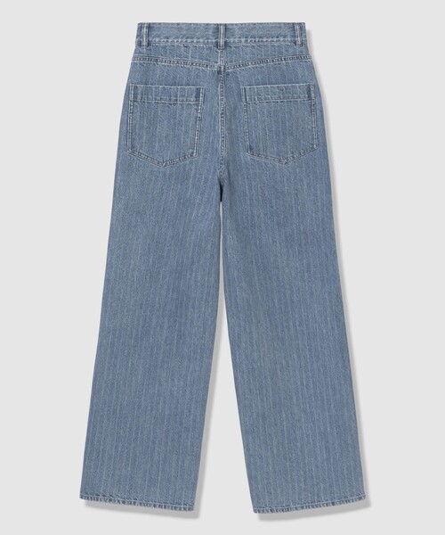 allureville(アルアバイル)の「【ATELIER Line】デニムバギーパンツ(デニムパンツ・レディース・ブラック/インディゴブルー・1/2)」の12枚目の写真