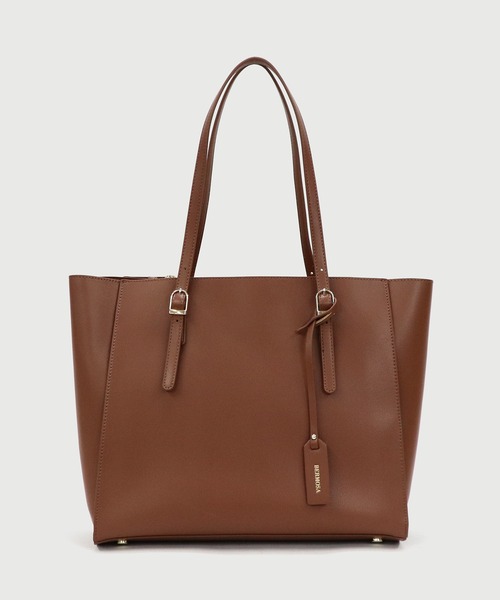 Bermosa（ベルモサ）の「【A4対応】シンプル ビジネス トートバッグ（トートバッグ・レディース・ブラック/ブラウン・FREE）」の9枚目の写真