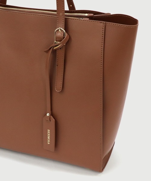 Bermosa（ベルモサ）の「【A4対応】シンプル ビジネス トートバッグ（トートバッグ・レディース・ブラック/ブラウン・FREE）」の14枚目の写真
