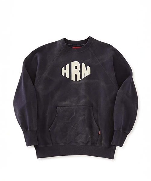 HOLLYWOOD RANCH MARKET(ハリウッドランチマーケット)の「ダイヤHRM FADE SWEAT プルオーバー(スウェット・メンズ・ネイビー/サックスブルー/ナチュラル・M/L/XL/S)」の1枚目の写真