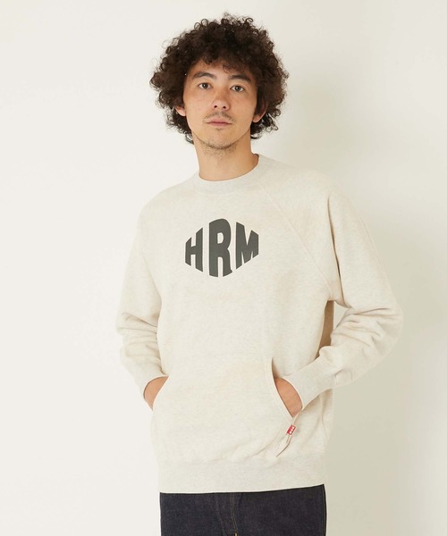 HOLLYWOOD RANCH MARKET(ハリウッドランチマーケット)の「ダイヤHRM FADE SWEAT プルオーバー(スウェット・メンズ・ネイビー/サックスブルー/ナチュラル・M/L/XL/S)」の4枚目の写真