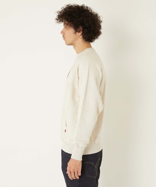 HOLLYWOOD RANCH MARKET(ハリウッドランチマーケット)の「ダイヤHRM FADE SWEAT プルオーバー(スウェット・メンズ・ネイビー/サックスブルー/ナチュラル・M/L/XL/S)」の5枚目の写真