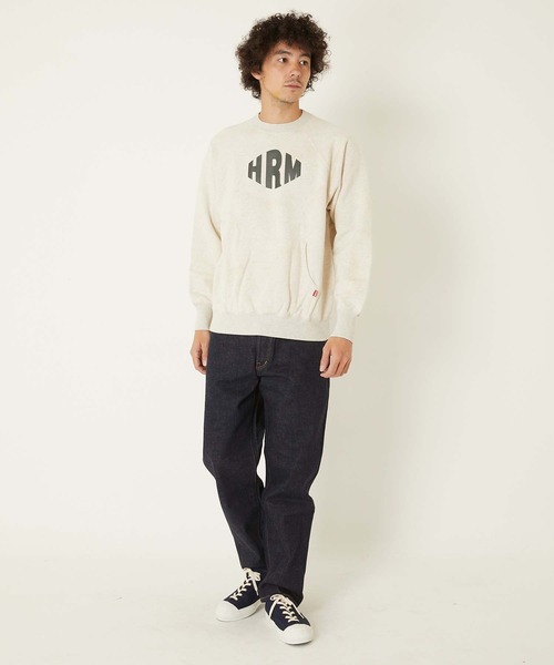 HOLLYWOOD RANCH MARKET(ハリウッドランチマーケット)の「ダイヤHRM FADE SWEAT プルオーバー(スウェット・メンズ・ネイビー/サックスブルー/ナチュラル・M/L/XL/S)」の10枚目の写真
