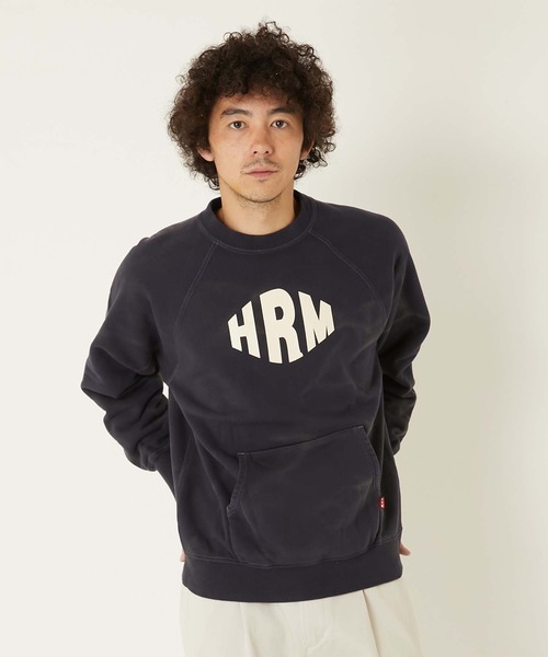 HOLLYWOOD RANCH MARKET(ハリウッドランチマーケット)の「ダイヤHRM FADE SWEAT プルオーバー(スウェット・メンズ・ネイビー/サックスブルー/ナチュラル・M/L/XL/S)」の11枚目の写真