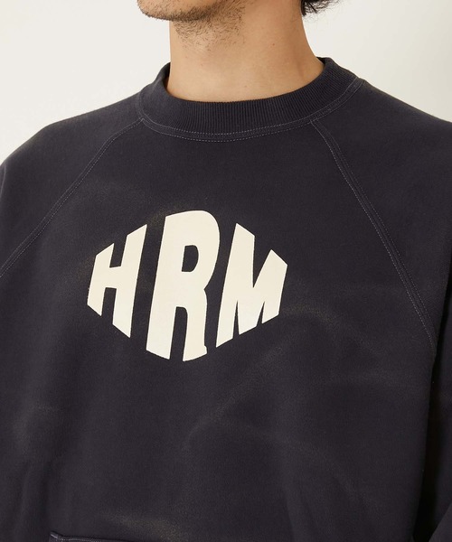 HOLLYWOOD RANCH MARKET(ハリウッドランチマーケット)の「ダイヤHRM FADE SWEAT プルオーバー(スウェット・メンズ・ネイビー/サックスブルー/ナチュラル・M/L/XL/S)」の14枚目の写真