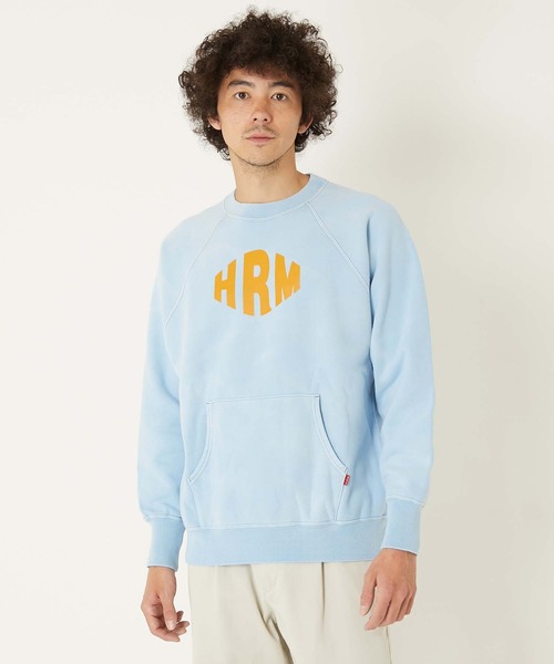 HOLLYWOOD RANCH MARKET(ハリウッドランチマーケット)の「ダイヤHRM FADE SWEAT プルオーバー(スウェット・メンズ・ネイビー/サックスブルー/ナチュラル・M/L/XL/S)」の18枚目の写真