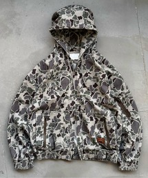 Perushu（ペルーシュ）の「DOUBLE ZIP 4POCKET UTILITY SHORT HOODED BLOUSON／ダブルジップ4ポケットユーティリティショートフードブルゾン（ブルゾン）」
