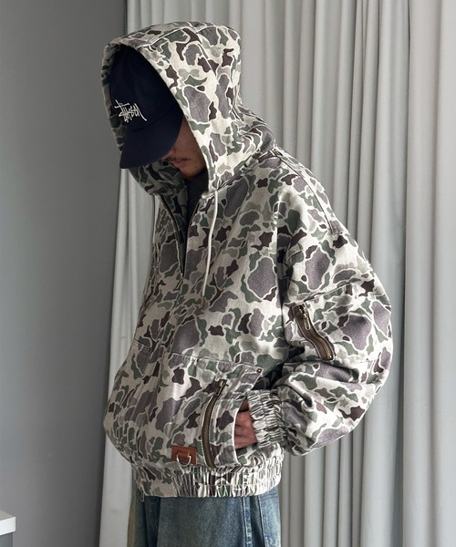 セール】DOUBLE ZIP 4POCKET UTILITY SHORT HOODED BLOUSON／ダブル 