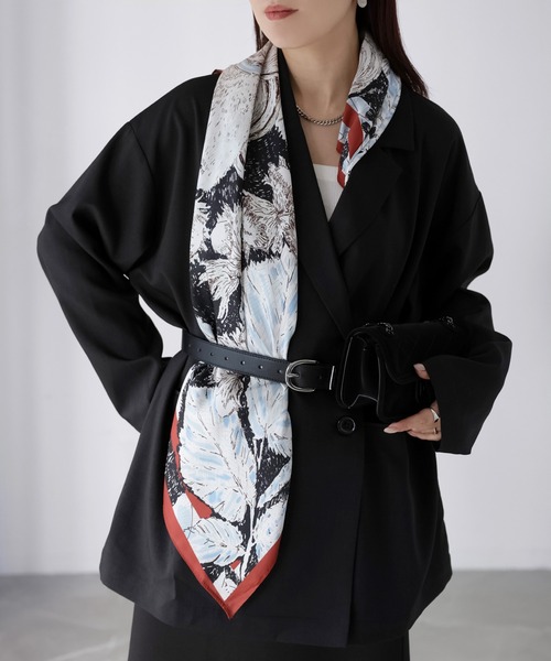 セール】アソートプリント大判スカーフ（バンダナ/スカーフ）｜Riberry