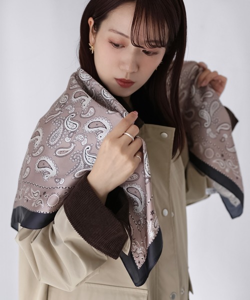 セール】アソートプリント大判スカーフ（バンダナ/スカーフ）｜Riberry