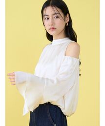LAGUNAMOON | オープンショルダーボリュームブラウス(シャツ/ブラウス)