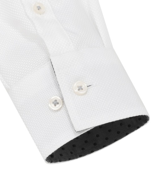 TOKYO SHIRTS(トウキョウシャツ)の「【超形態安定】 形態安定ノーアイロン レギュラー 長袖ビジネスワイシャツ(ビジネスシャツ・レディース・ホワイト・S/M/L/LL/XL)」の3枚目の写真