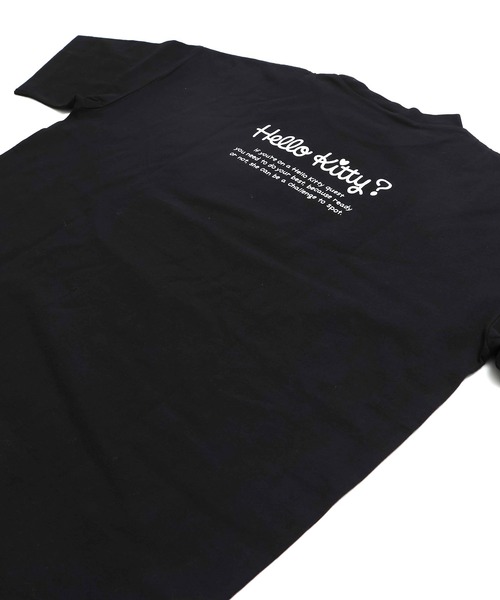 sanrio(サンリオ)の「〈サンリオ〉ハローキティ/半袖Tシャツ(Tシャツ/カットソー・レディース・チャコール/オートミール/ブラック/クリーム・MEDIUM/LARGE)」の15枚目の写真