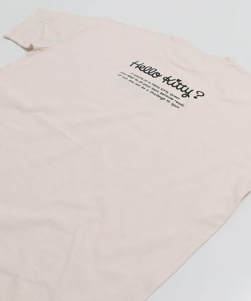 sanrio(サンリオ)の「〈サンリオ〉ハローキティ/半袖Tシャツ(Tシャツ/カットソー・レディース・チャコール/オートミール/ブラック/クリーム・MEDIUM/LARGE)」の17枚目の写真