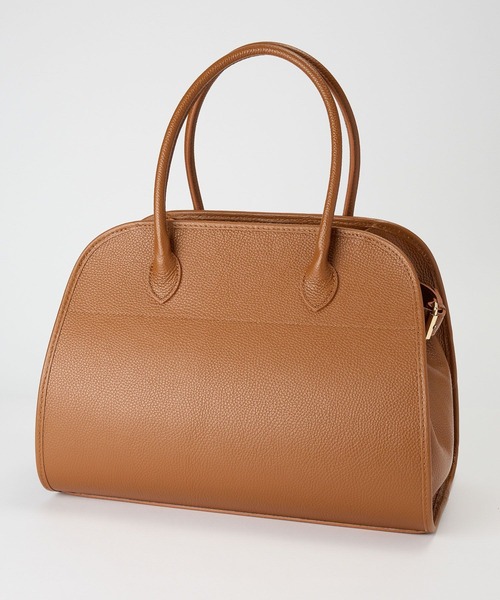 AULENTTI(オウレンティ)の「【AULENTTI】ソフトレザーボストン(ボストンバッグ・レディース・ブラック/ブラウン・フリー)」の6枚目の写真