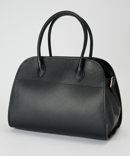 AULENTTI(オウレンティ)の「【AULENTTI】ソフトレザーボストン(ボストンバッグ・レディース・ブラック/ブラウン・フリー)」の7枚目の写真