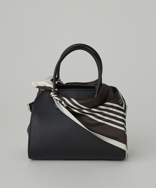 AULENTTI(オウレンティ)の「【AULENTTI】ソフトレザーボストン(ボストンバッグ・レディース・ブラック/ブラウン・フリー)」の3枚目の写真