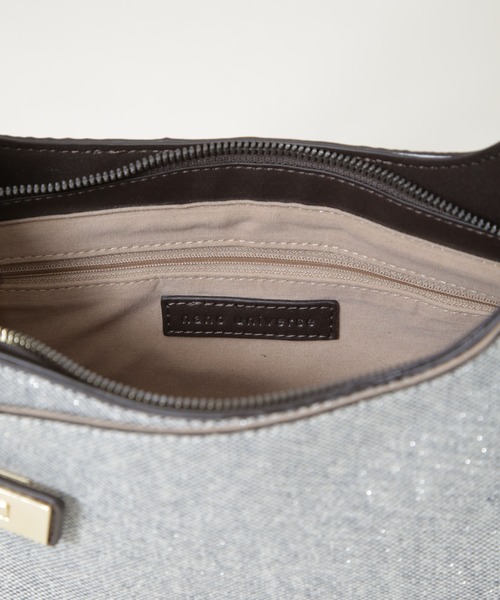 NANO universe(ナノユニバース)の「ターンロックベルトキャンバスワンハンドルバッグ(ハンドバッグ・レディース・ネイビー/ベージュ・F)」の17枚目の写真