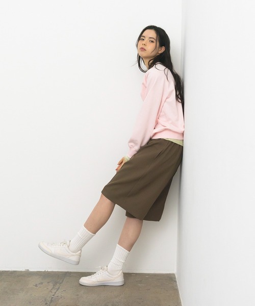 CRAFT STANDARD BOUTIQUE（クラフトスタンダードブティック）の「イージーケア/ハーフパンツ◆（その他パンツ・レディース・ブラック/ライトカーキ/ブラウン・L/M）」の11枚目の写真