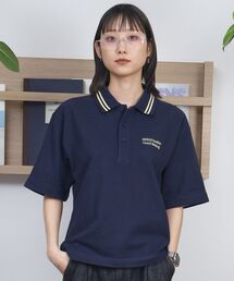 FFEIN | 【FFEIN(フェイン)】配色ラインワンポイント刺繍ポロシャツ / ポロシャツ 配色 半袖 刺繍 衿 ポロ(ポロシャツ)