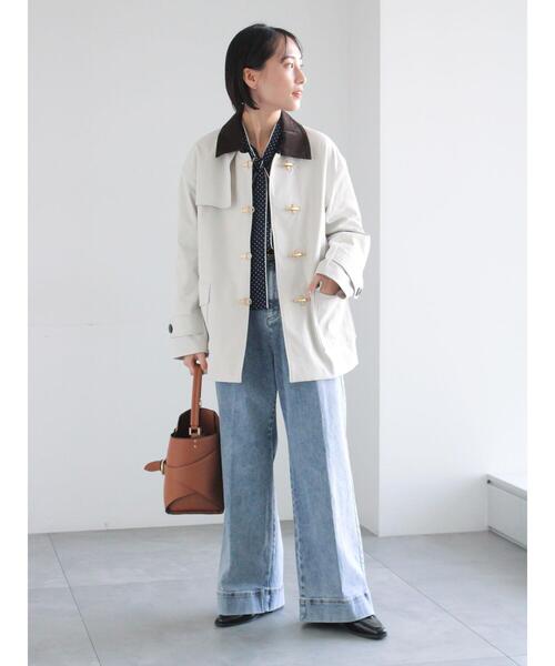 Te chichi（テチチ）の「ワイドデニムパンツ（その他パンツ・レディース・ネイビー/サックスブルー・M/S）」の11枚目の写真