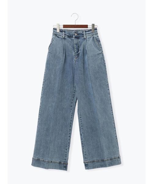 Te chichi(テチチ)の「ワイドデニムパンツ(その他パンツ・レディース・ネイビー/サックスブルー・M/S)」の12枚目の写真