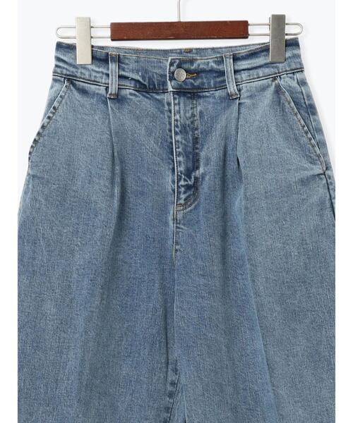 Te chichi(テチチ)の「ワイドデニムパンツ(その他パンツ・レディース・ネイビー/サックスブルー・M/S)」の14枚目の写真