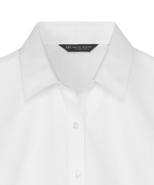 TOKYO SHIRTS（トウキョウシャツ）の「形態安定ノンアイロン レギュラー 長袖ビジネスワイシャツ（ビジネスシャツ・レディース・ホワイト・XS/S/M/L/LL/XL）」の3枚目の写真