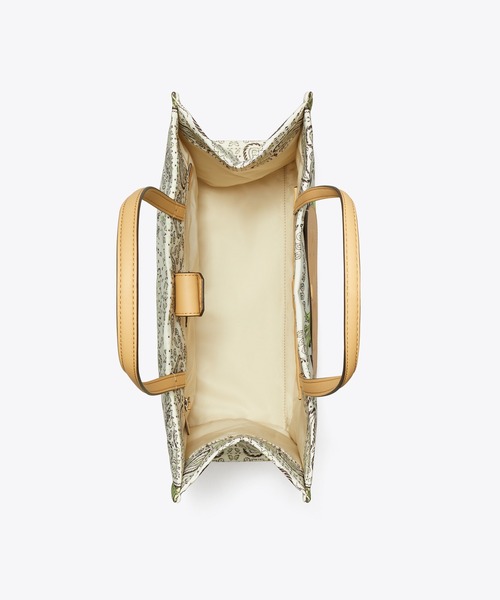 TORY BURCH（トリーバーチ）の「エラ プリント スモール トートバッグ（トートバッグ・レディース・ピンク/グリーン・ONE SIZE）」の3枚目の写真