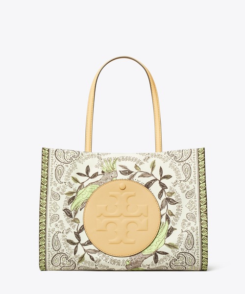 TORY BURCH（トリーバーチ）の「エラ プリント スモール トートバッグ（トートバッグ・レディース・ピンク/グリーン・ONE SIZE）」の4枚目の写真