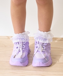 petit main（プティマイン）の「パール付きスニーカー（スニーカー）」