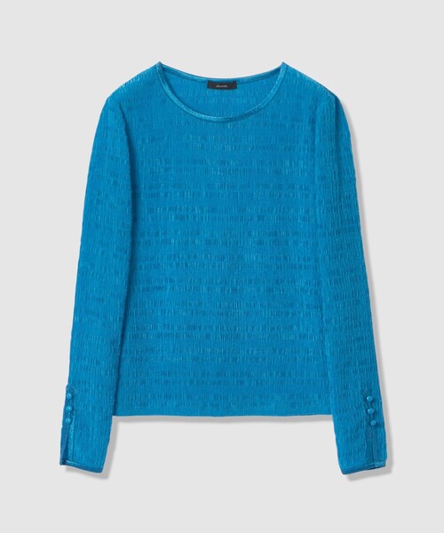 allureville(アルアバイル)の「ランダムシャーリングプルオーバー(Tシャツ/カットソー・レディース・ブルー/ブラック/アイボリー・2)」の3枚目の写真