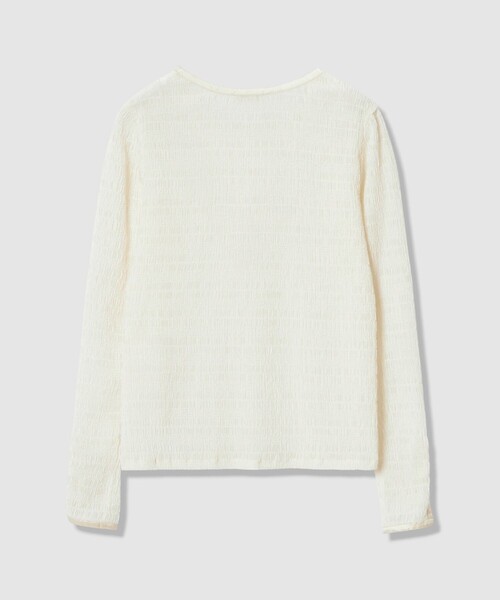 allureville(アルアバイル)の「ランダムシャーリングプルオーバー(Tシャツ/カットソー・レディース・ブルー/ブラック/アイボリー・2)」の4枚目の写真