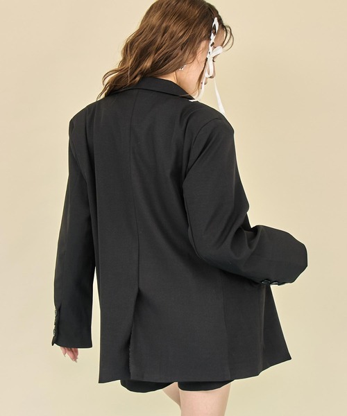 ANAP（アナップ）の「テーラードジャケット×スカパンSETUP（テーラードジャケット・レディース・ブラック/グレー・F）」の6枚目の写真