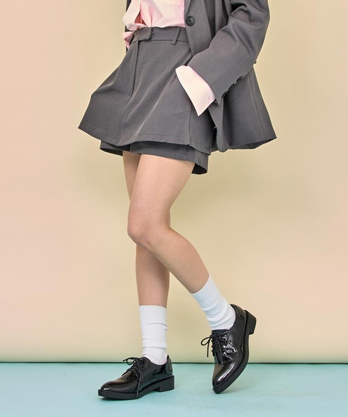 ANAP（アナップ）の「テーラードジャケット×スカパンSETUP（テーラードジャケット・レディース・ブラック/グレー・F）」の14枚目の写真