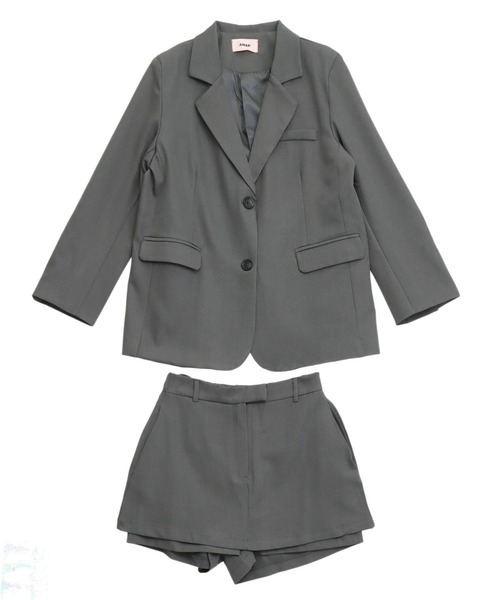 ANAP（アナップ）の「テーラードジャケット×スカパンSETUP（テーラードジャケット・レディース・ブラック/グレー・F）」の19枚目の写真