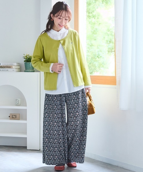 SMILE LAND（スマイルランド）の「＜大きいサイズ＞ラクしてキレイ見え選べるプリ―ツパンツ（ゆったりヒップ）（その他パンツ・レディース・ホワイト系/ブラック系その他/ネイビー系/ブラック系/モカ・L/LL/3L/4L/5L）」の20枚目の写真